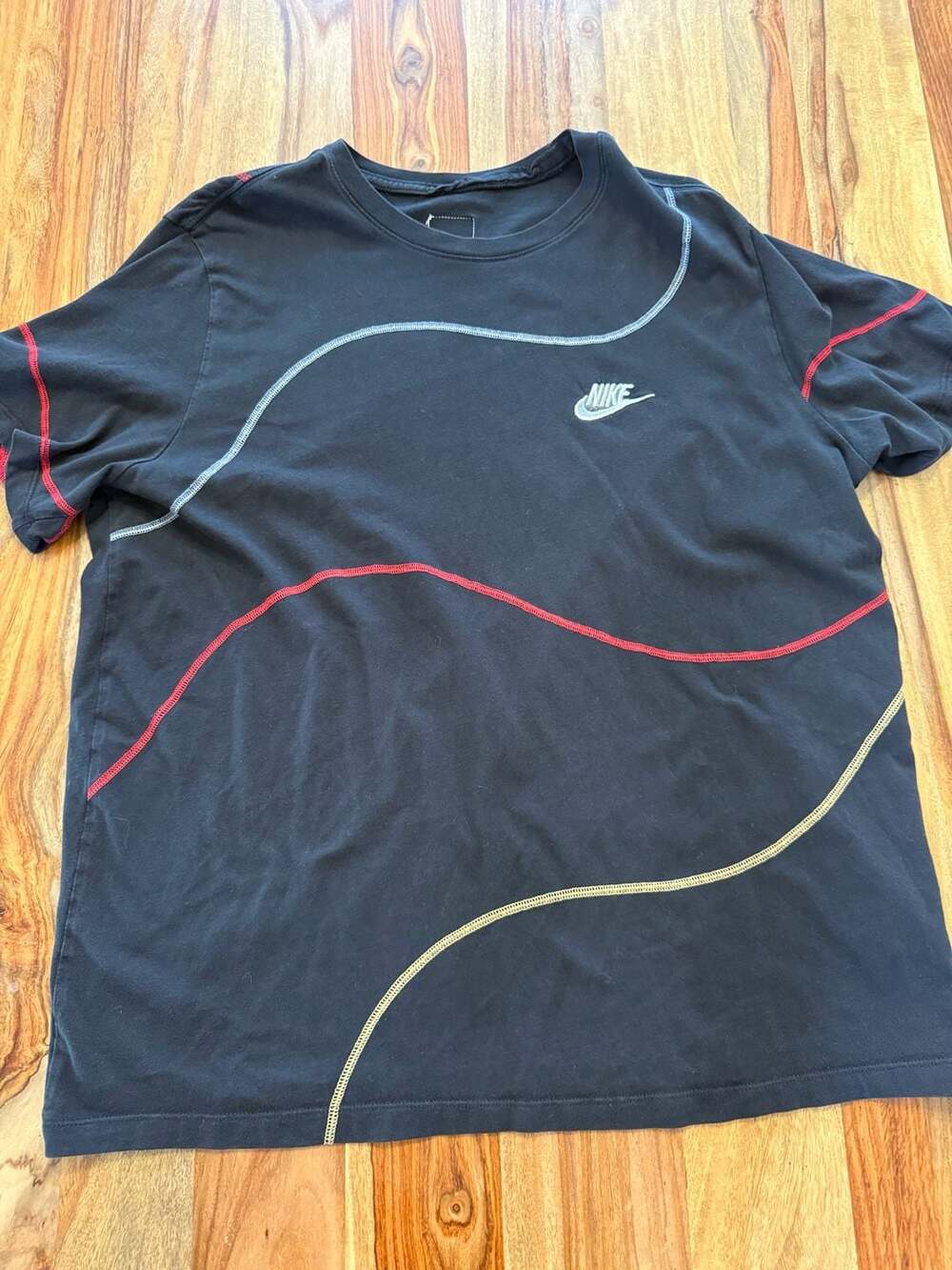 Nike Sportswear Multi-Color Contrast Stitch T-Shirt